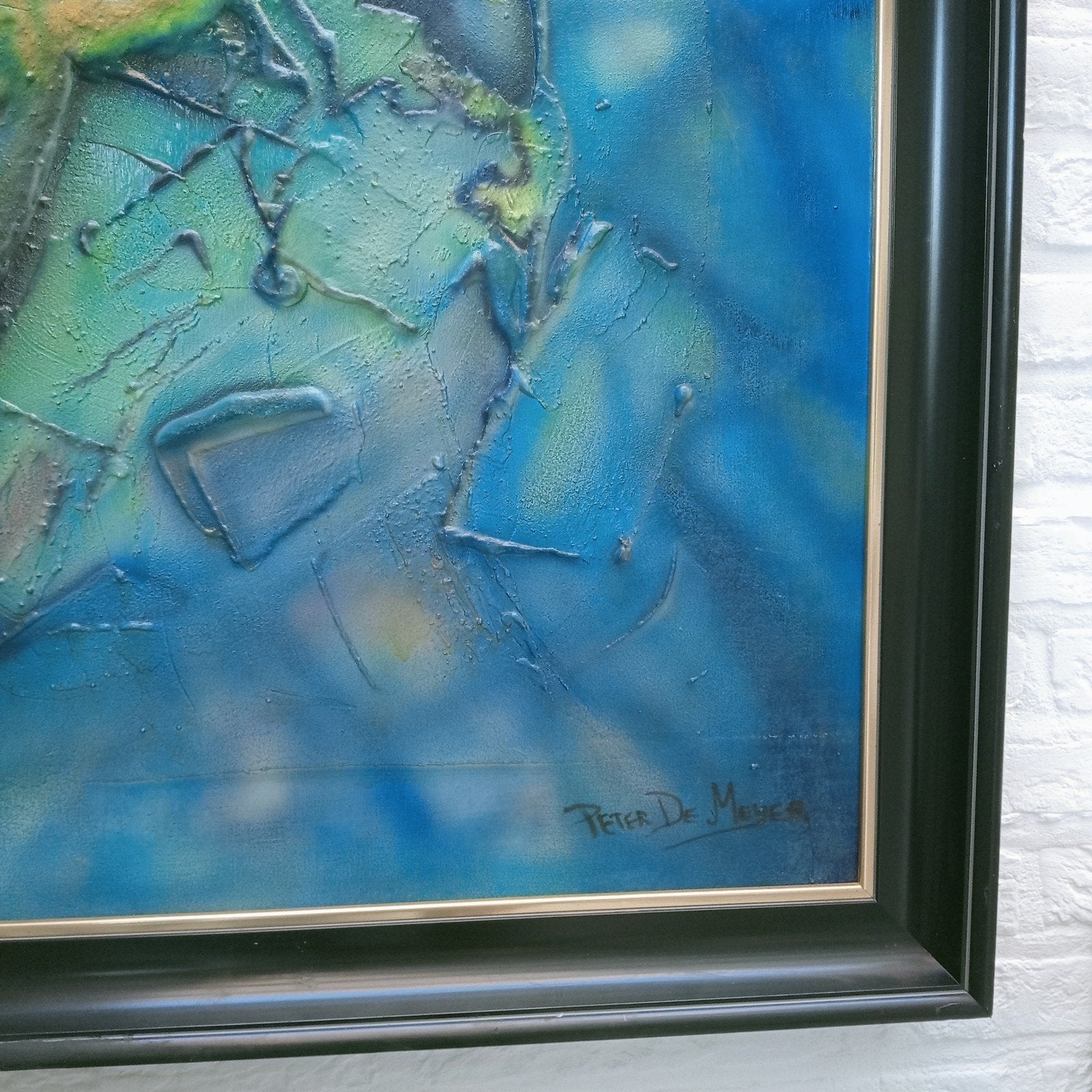 abstract kunstwerk De Meyer P., Ophalen
