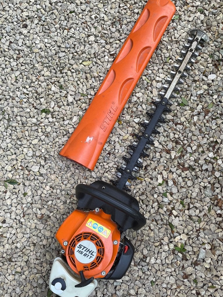 Stihl heggenschaar hs81 T, Enlèvement, Utilisé