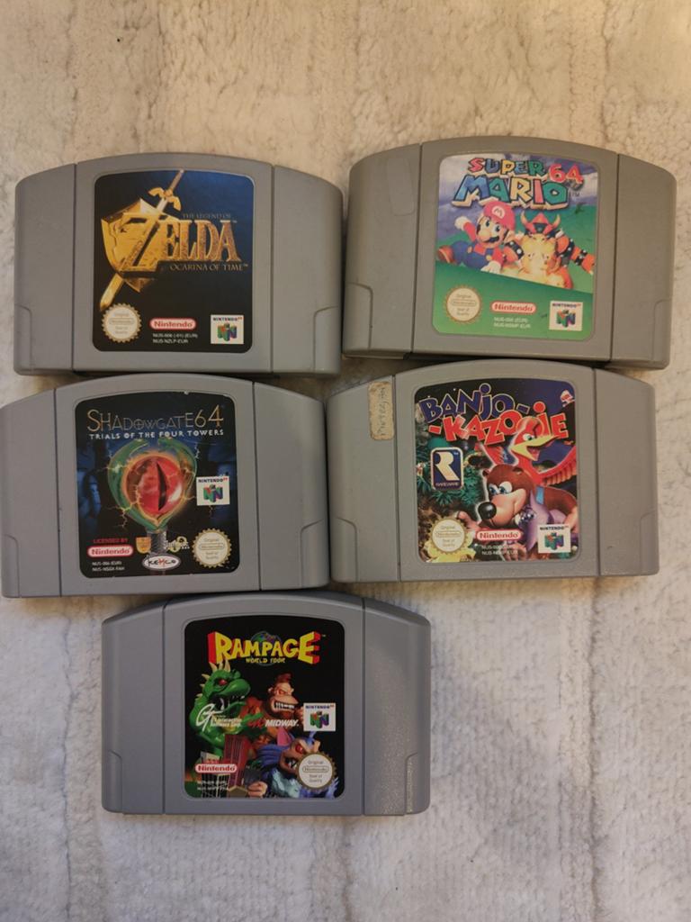 5 Nintendo N64-spellen, Games en Spelcomputers, Games | Nintendo 64, Ophalen of Verzenden