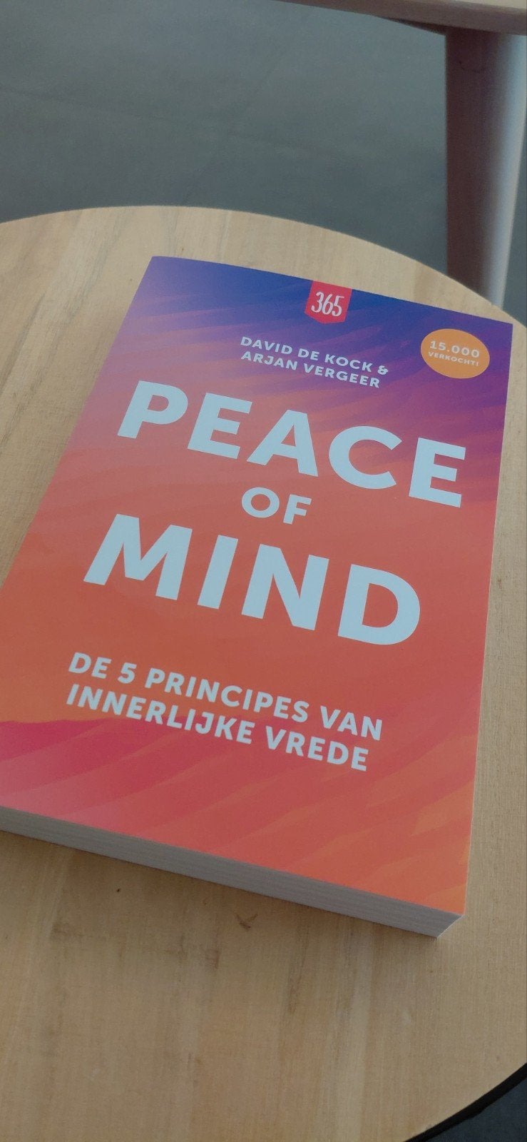 Peace of mind van David De Cock en Arjan Vergeer, Boeken, Advies, Hulp en Training, Verzenden