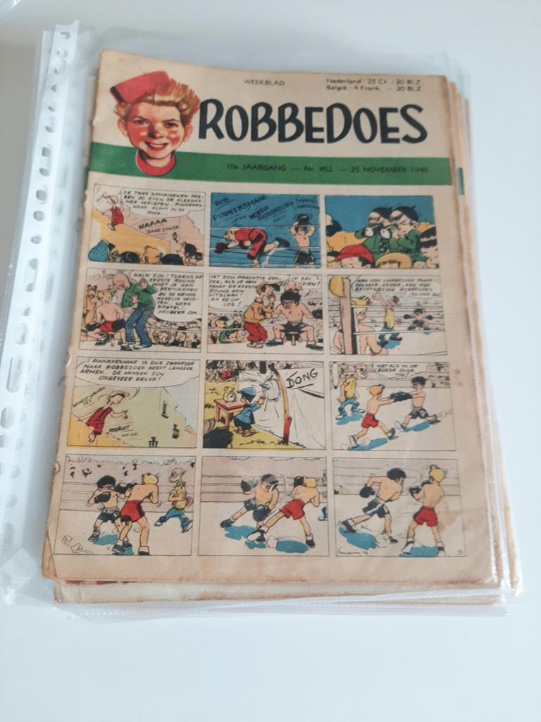 22 oude Robbedoes magazines ( jaargang 1948), Boeken, Ophalen of Verzenden