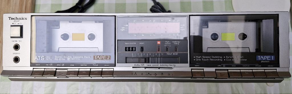 TECHNICS DUBBEL CASSETTEDECK RS-B11W, Audio, Tv en Foto, Cassettedecks, Ophalen of Verzenden, Dubbel, Overige merken, High speed dubbing