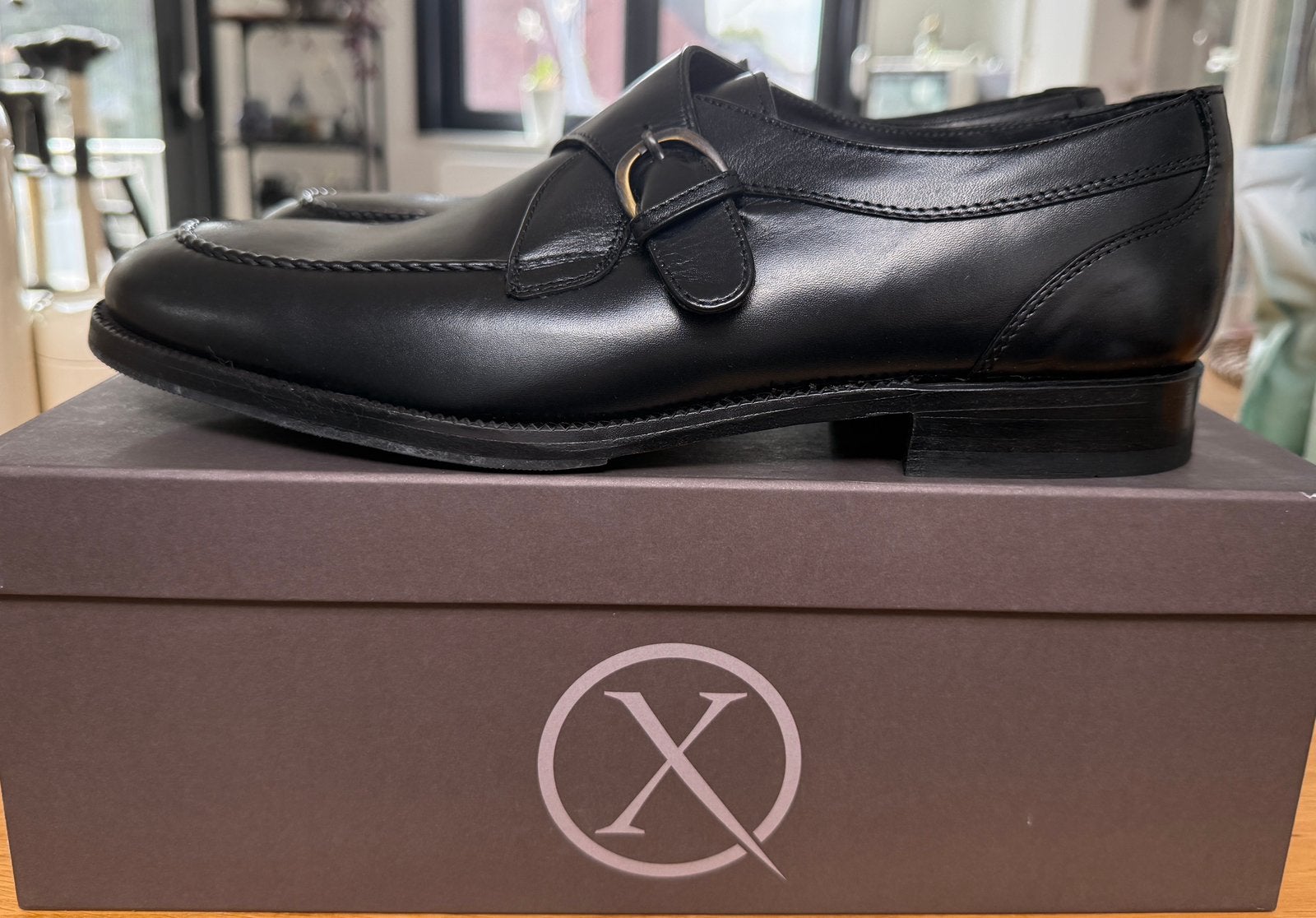 Souliers neufs Ambiorix « Calixte » en cuir p.45, Kleding | Heren, Zwart, Nieuw, Ophalen of Verzenden, Gespschoenen