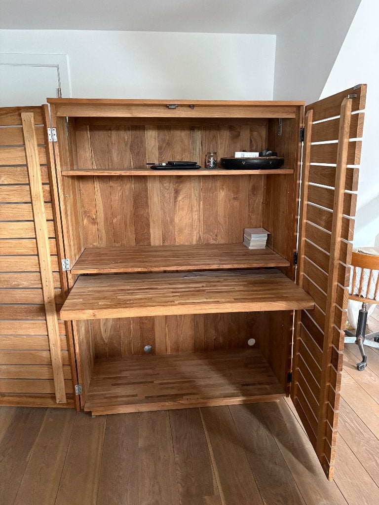 Meuble bureau Ethnicraft, Huis en Inrichting, Ophalen, Gebruikt, 70 tot 120 cm, 40 tot 80 cm