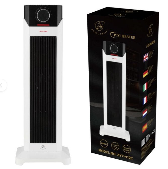 PTC Heater 2000W – Elektrische torenverwarming, 30 tot 80 cm, Verzenden, Overige typen, Nieuw
