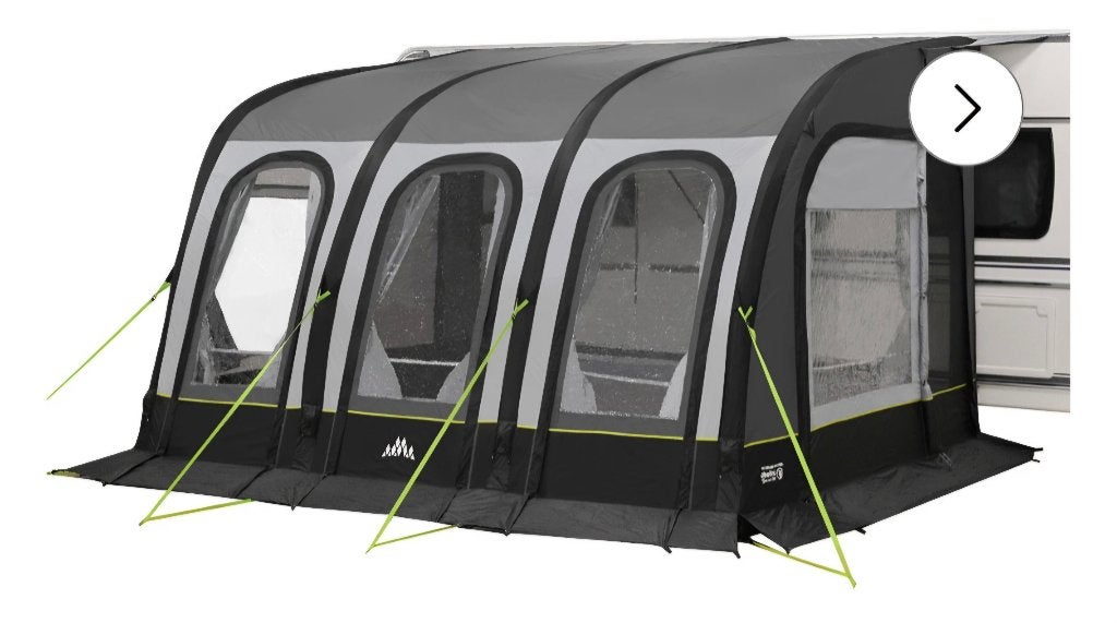 Opbaasbare caravanvoortent Ambassador 380 Easy Air, Ophalen, Zo goed als nieuw, Overige merken