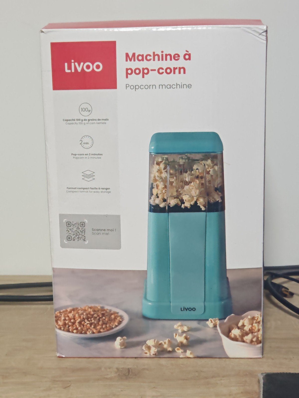 Heel goede popcorn machine voor een Netflix en chill, Enlèvement