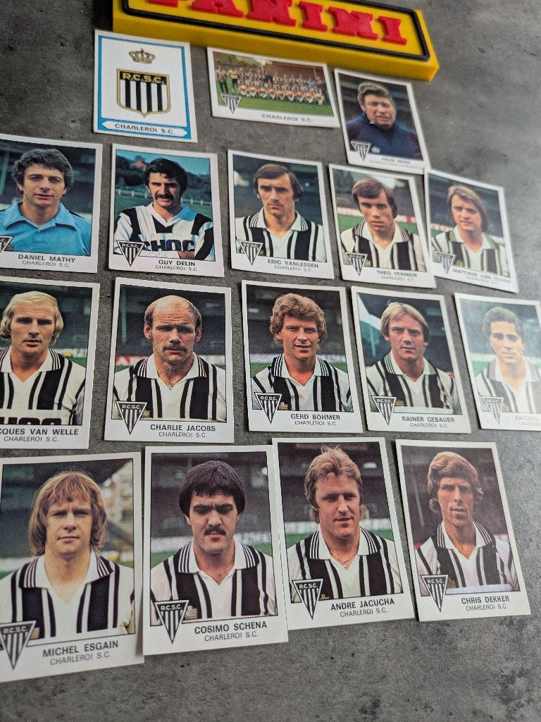 PANINI FOOTBALL 78 SP CHARLEROI 17 STICKERS 1978, Verzenden, Nieuw
