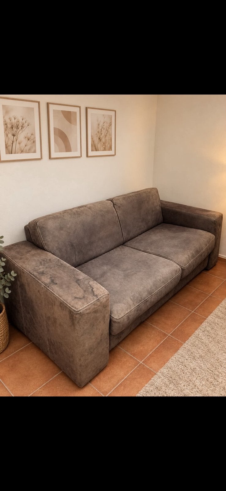 Canapé à donner, en bon état juste le nettoyer, Maison & Meubles, Enlèvement, Utilisé