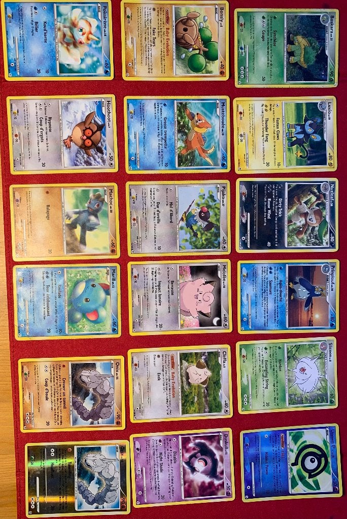 Cartes Pokémon - Set Diamant & perle, Enlèvement ou Envoi, Utilisé, Plusieurs cartes