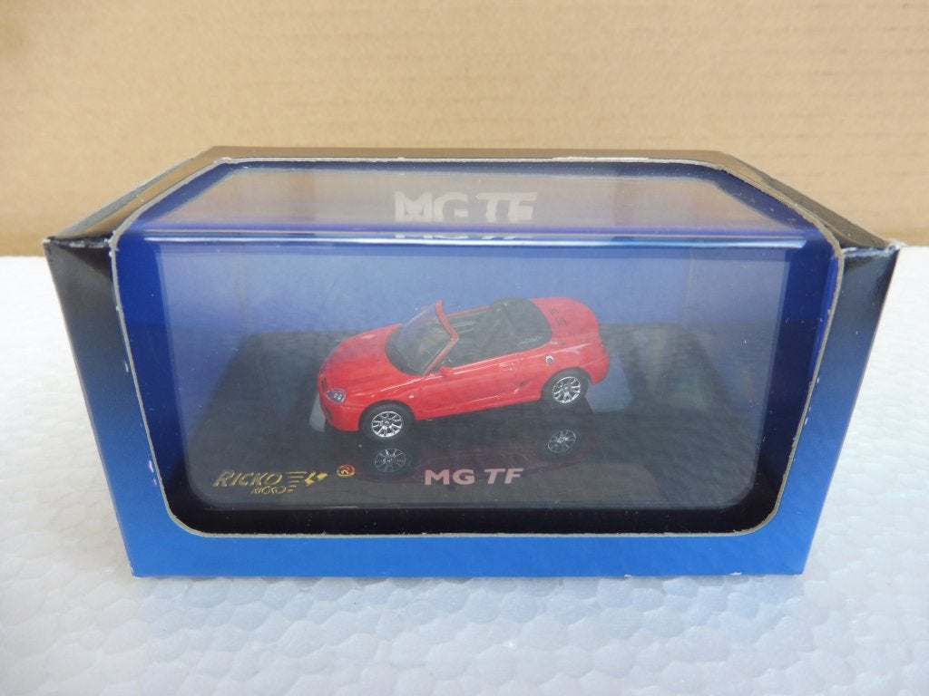 1:87 Ricko 38890 MG TF Cabrio open 2002 rood, Hobby en Vrije tijd, Modelauto's | 1:87, Zo goed als nieuw, Auto, Overige merken
