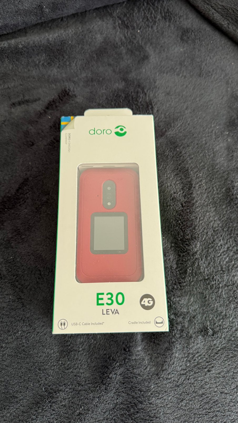 Doro Leva E30 4G rouge – téléphone à clapet senior neuf, Télécoms, Moins de 3 mégapixels, Clavier physique, À clapet, Enlèvement