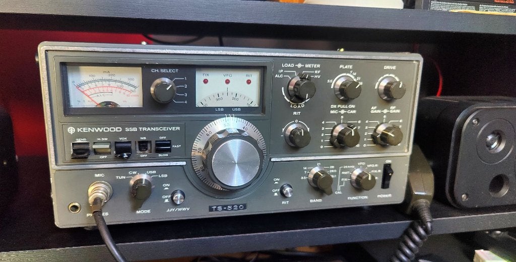 Kenwood TS520 hybride trx., Ophalen, Gebruikt, Zender en Ontvanger
