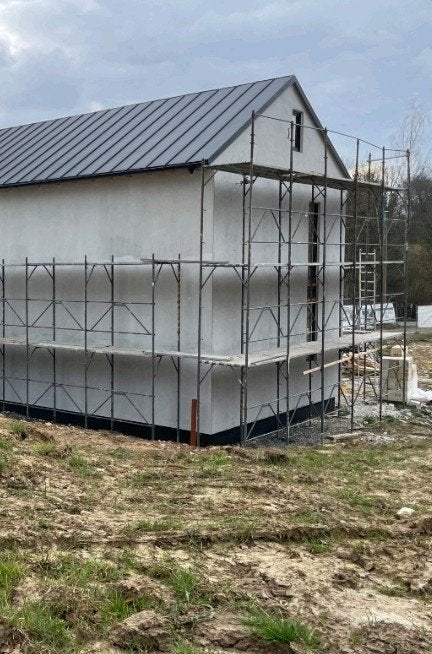 ️ ÉCHAFAUDAGE PROFESSIONNEL – 500 À 550m2, Enlèvement, Utilisé, Échafaudage de façade, 5 mètres de hauteur ou plus