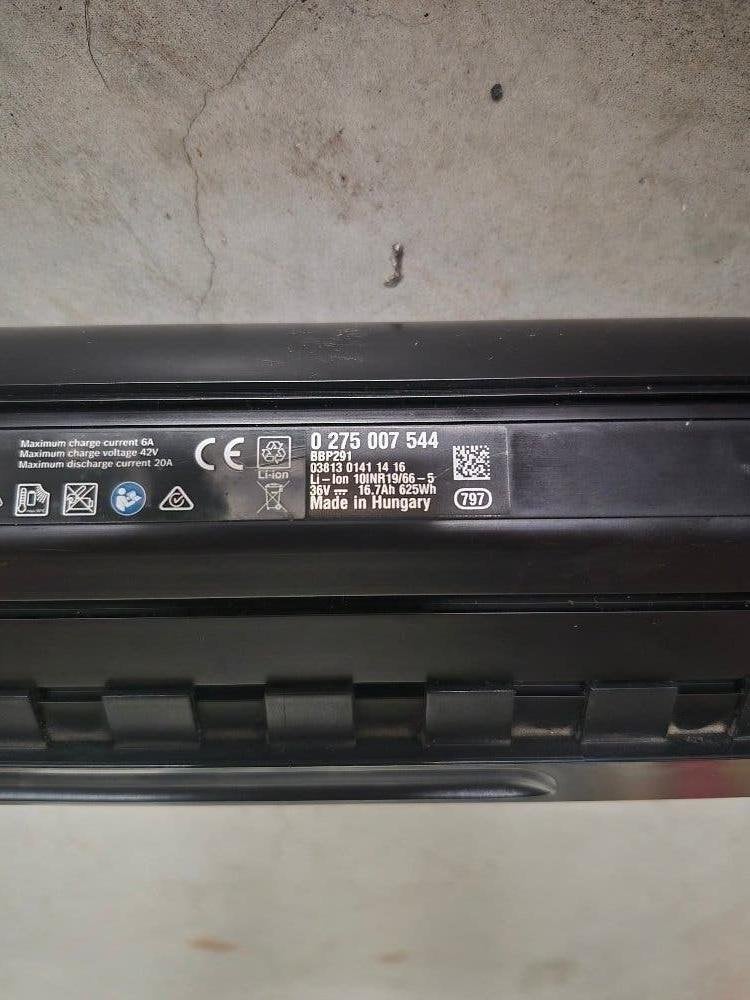 bosch batterij 625 wh, Fietsen en Brommers, Ophalen, Gebruikt