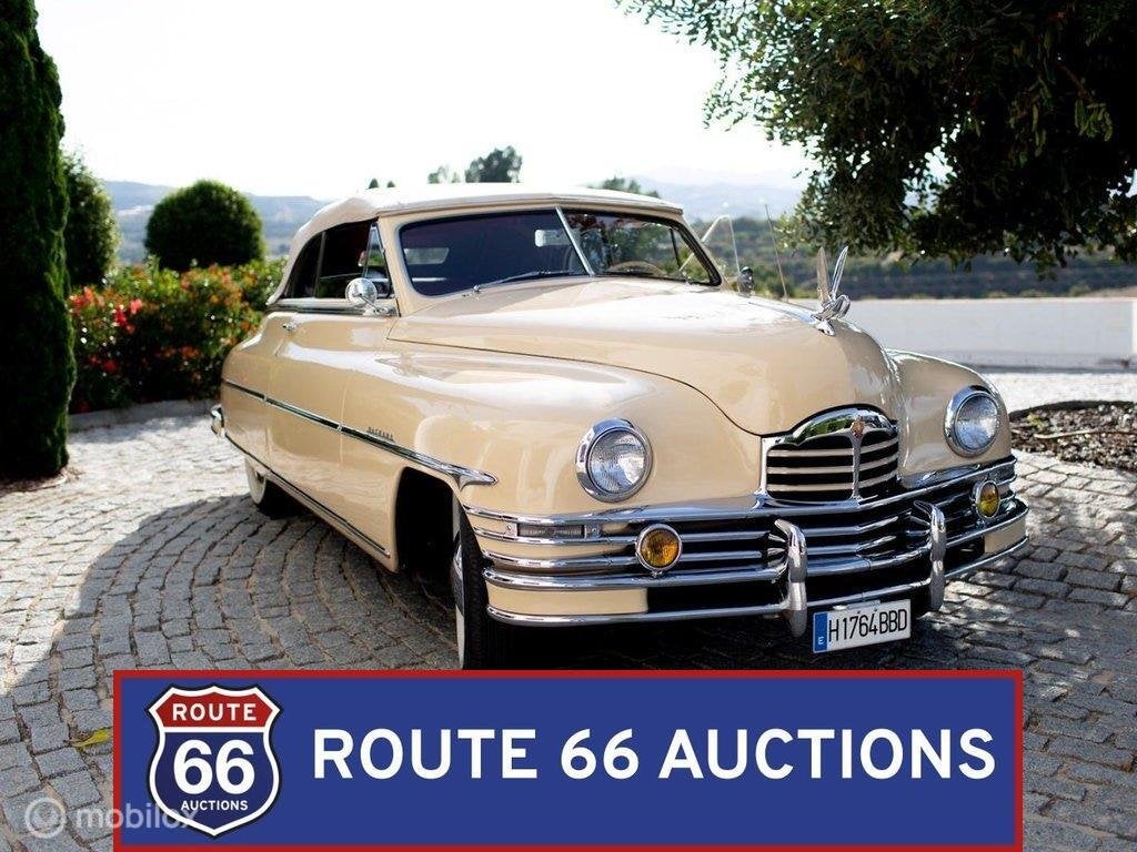 Packard Super Eight | 1948 | Route 66 Auctions, Auto's, Oldtimers, Overige merken, Zwart, Bedrijf, Handgeschakeld