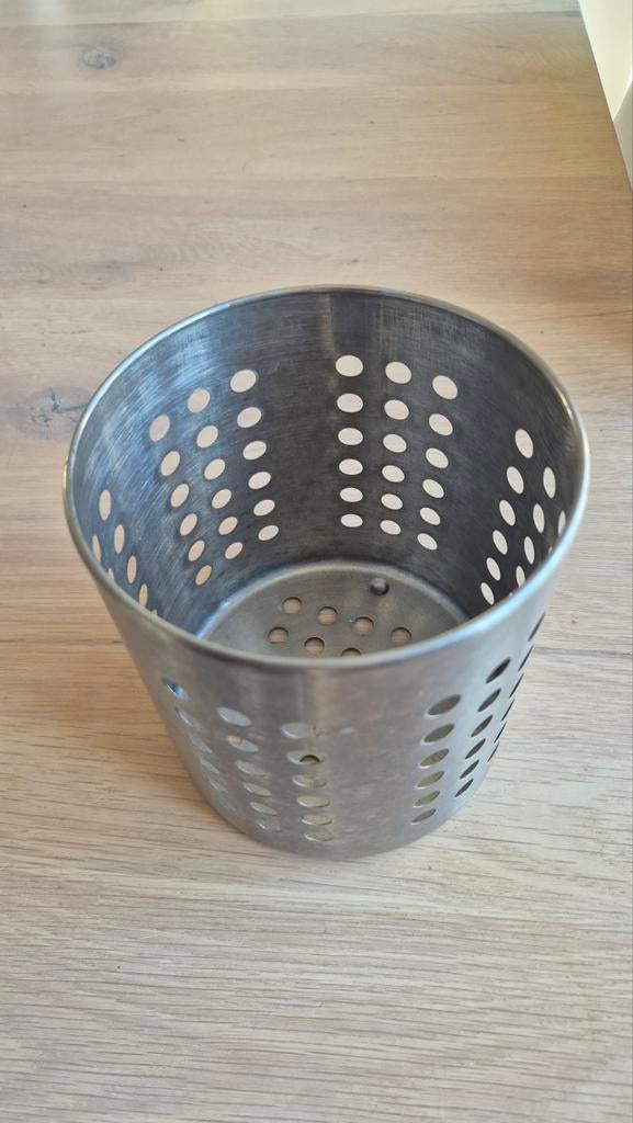 Bestekhouder, roestvrij staal, IKEA, Huis en Inrichting, Ophalen, Gebruikt, Inox of Chroom, Vaatwasserbestendig
