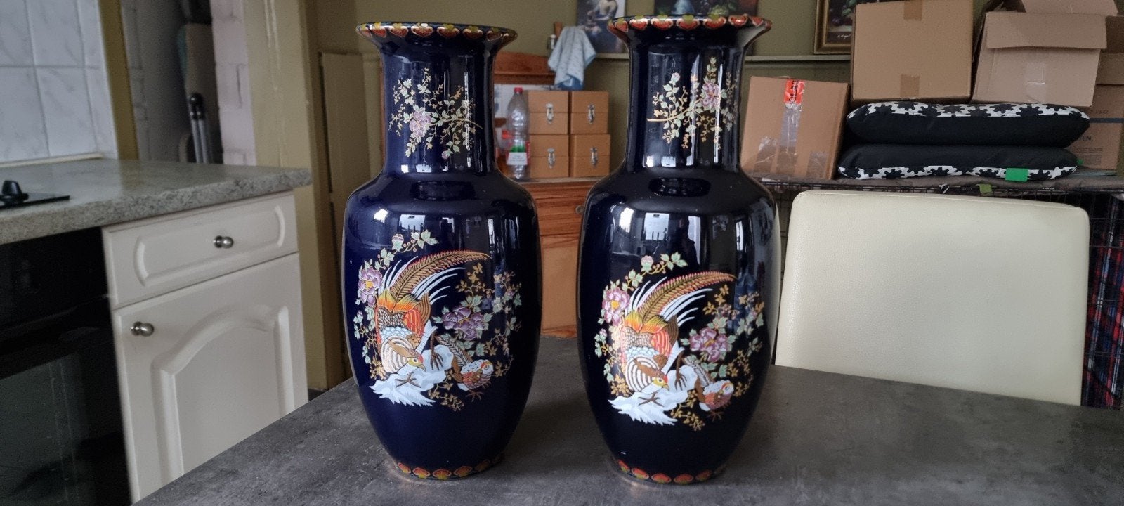 2 Chinese vazen, Antiek en Kunst, Ophalen