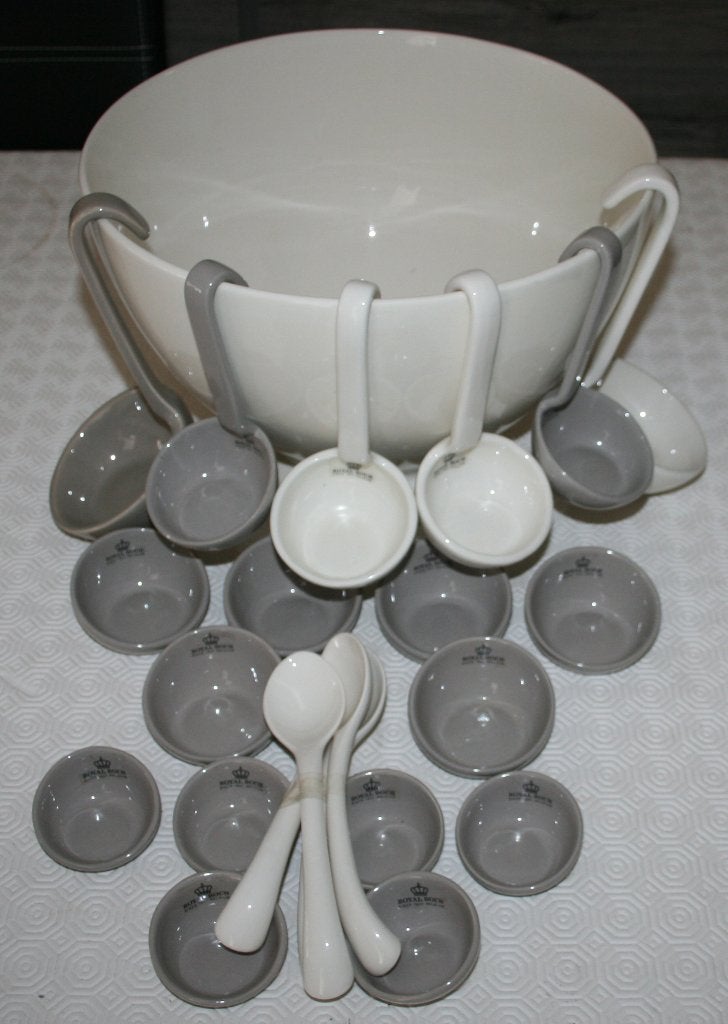 Ensemble Royal Boch Bol et cuillères amuse-bouche, Enlèvement