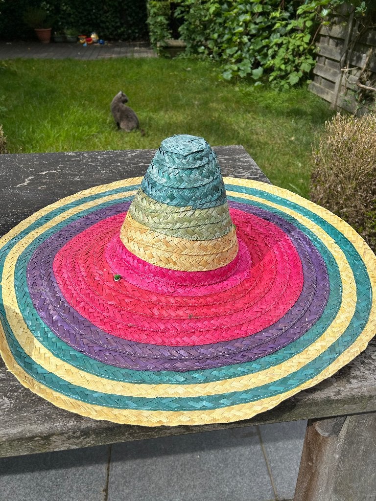 Sombrero hoed te geef, Ophalen, Gedragen, One size fits all, Hoed