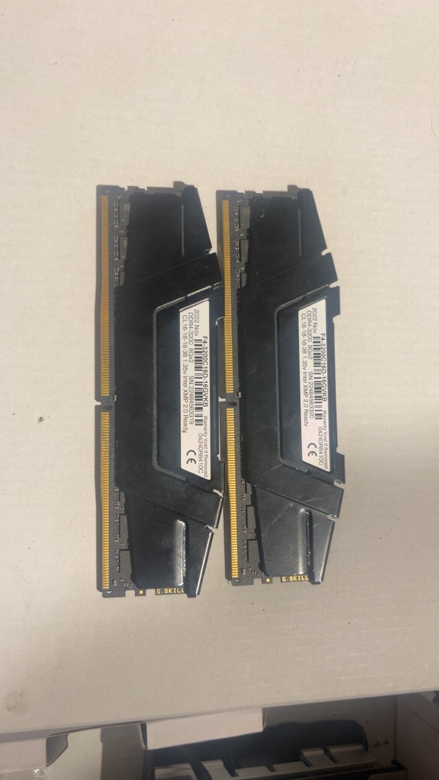 16gb DDR4  gskill ripjaws, Computers en Software, RAM geheugen, Ophalen, Zo goed als nieuw, DDR4