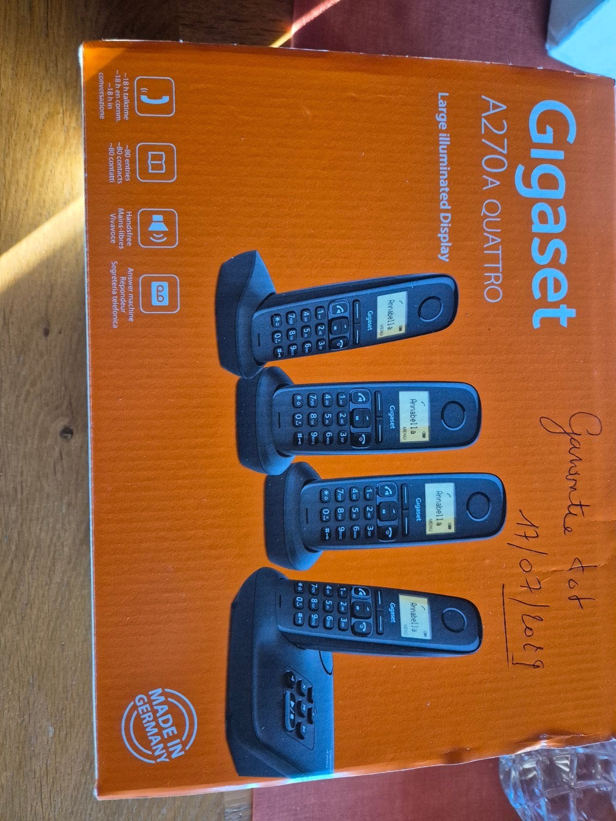 Vaste telefoon met 4 stations splinternieuw, Verzenden, Nieuw, 4 handsets of meer