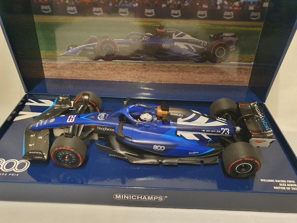 Alex Albon Williams Racing FW45 800e GP England 2023 1:18, Enlèvement ou Envoi, Neuf, Voiture, MiniChamps