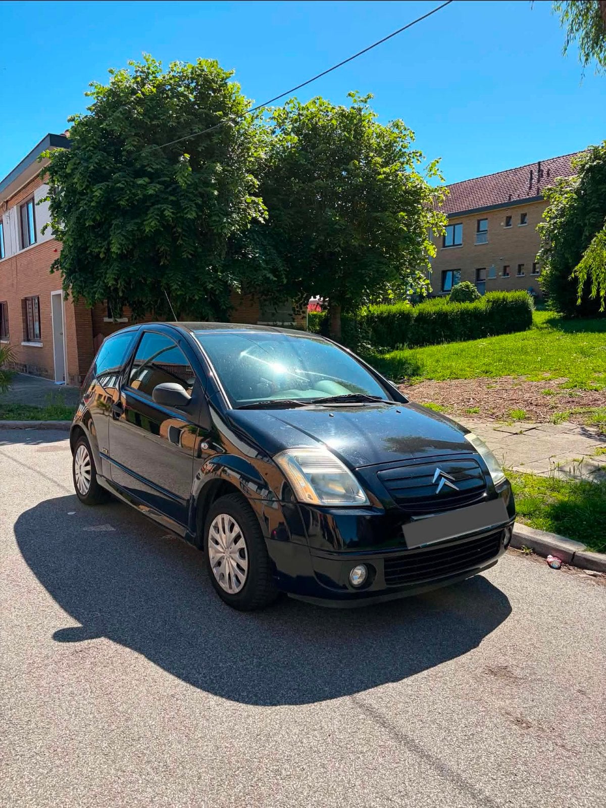 Citroën C2 1.2 Essence prete à immatriculer, Auto's, 4 deurs, Zwart, Bedrijf, Velours