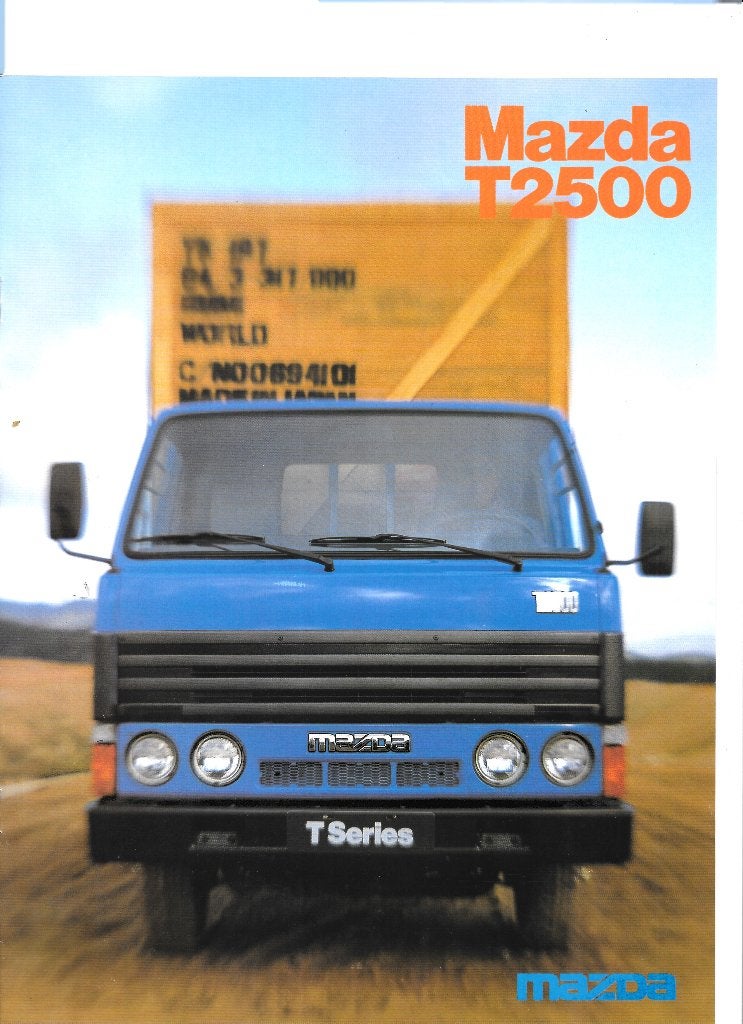 MAZDA T-SERIE 1983-1985, Boeken, Auto's | Folders en Tijdschriften, Ophalen of Verzenden, Zo goed als nieuw, Mazda