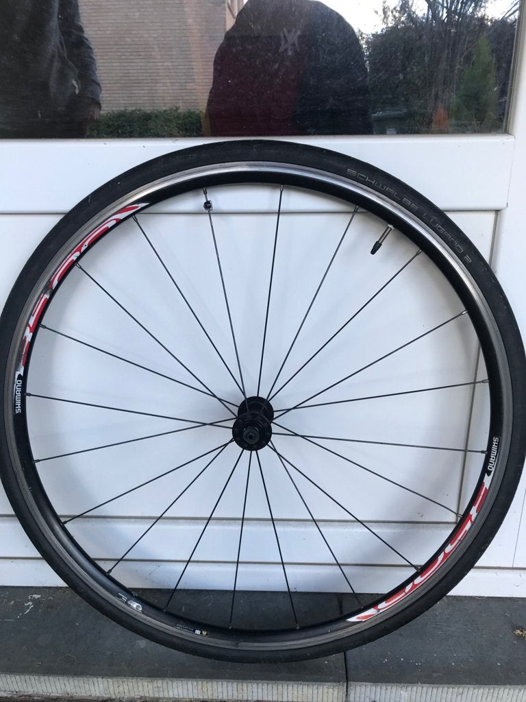 Voor en achterwiel koersfiets, Ophalen