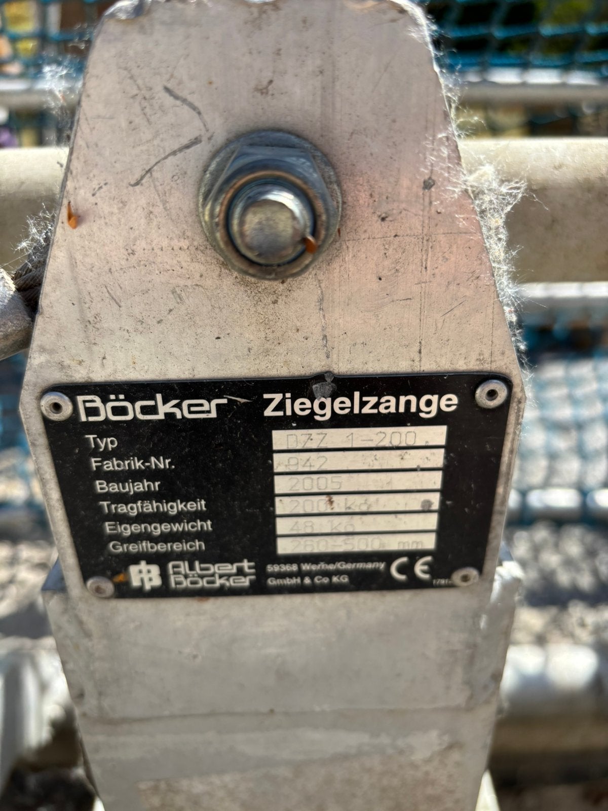 Pince a tuile Bocker, Enlèvement, Comme neuf