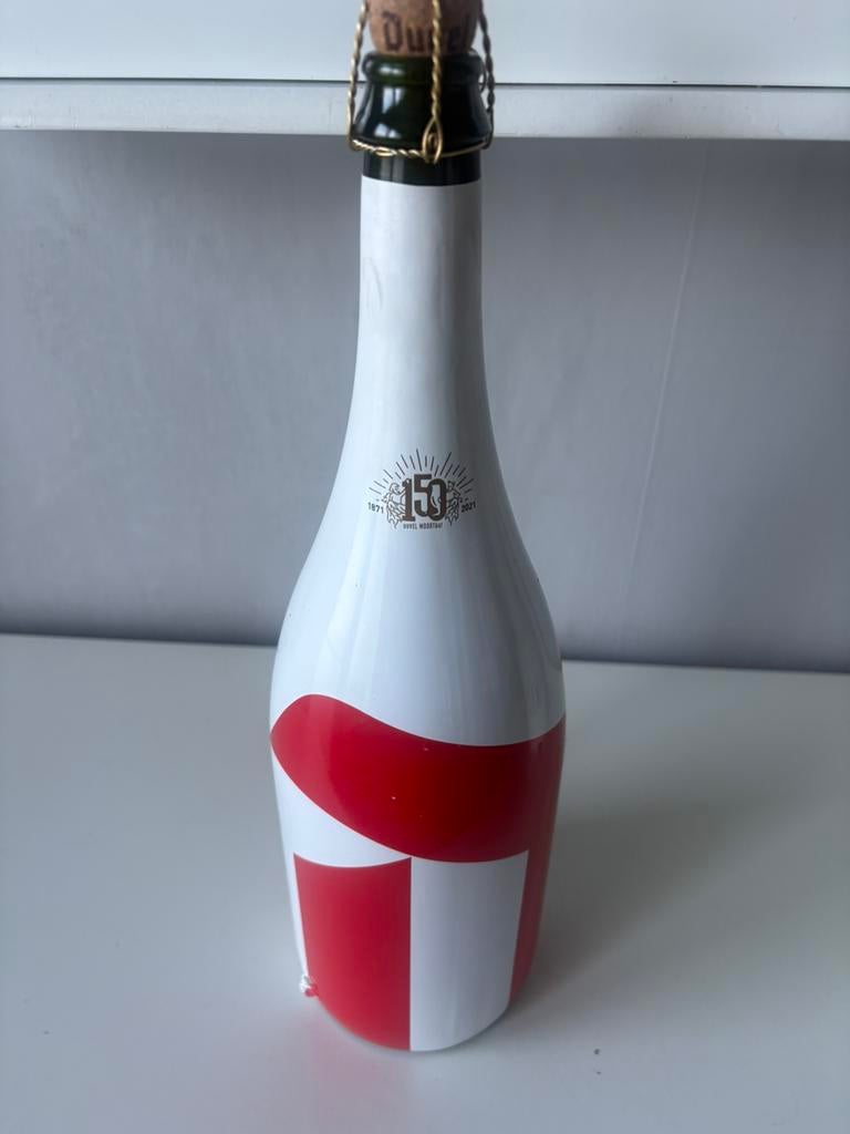 DUVEL-fles, 1,5 L (150e verjaardag), Verzamelen, Ophalen of Verzenden, Zo goed als nieuw, Duvel