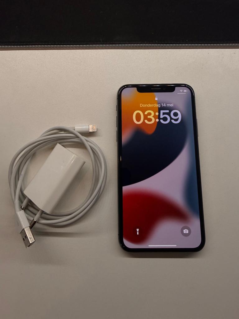 Iphone X 99% batterijcapaciteit, Telecommunicatie, Mobiele telefoons | Apple iPhone, 99 %, Zwart, Zo goed als nieuw, Zonder simlock