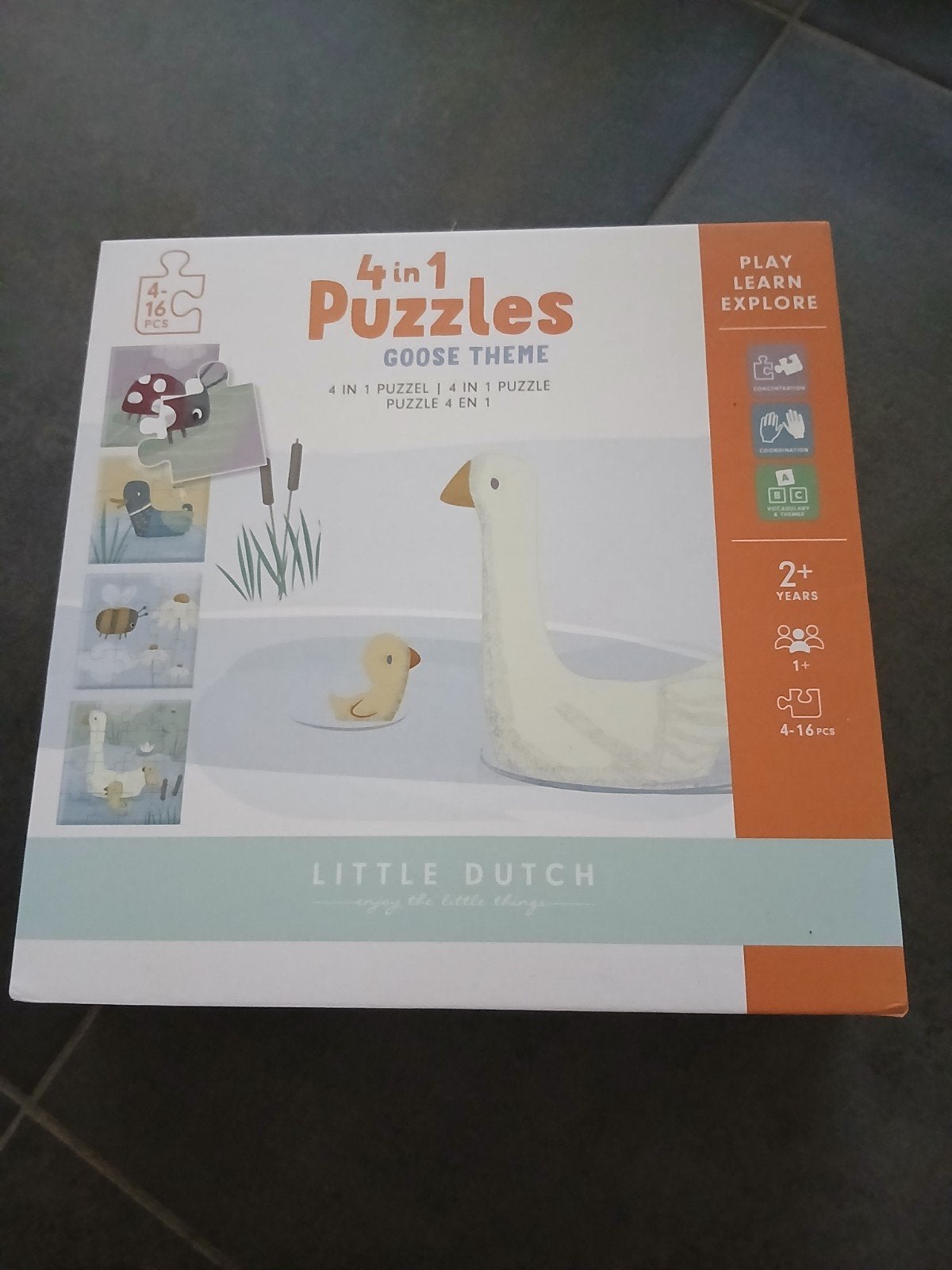 dierenpuzzel little dutch 4stuks, Ophalen