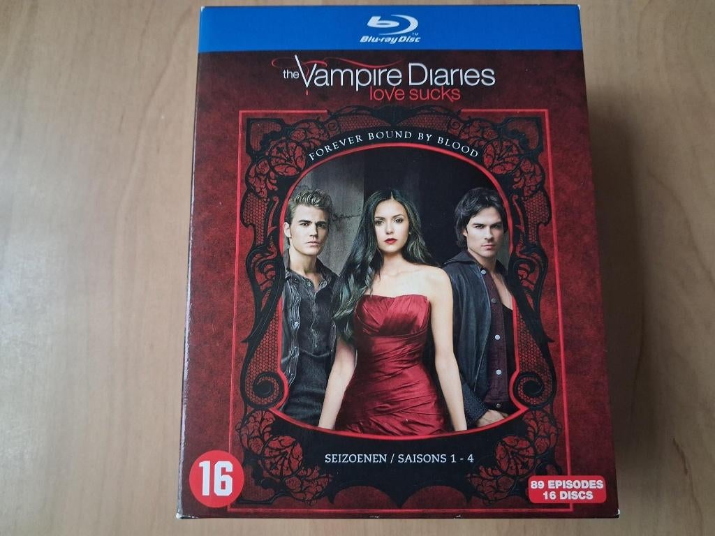 Blu ray box The vampire diaries, Ophalen of Verzenden, Zo goed als nieuw, Tv en Series, Boxset