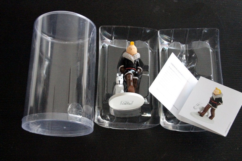 Kuifje Bobbie Hergé Figurine Tintin Hors serie ingekleurd, Collections, Envoi, Tintin, Neuf, Statue ou Figurine