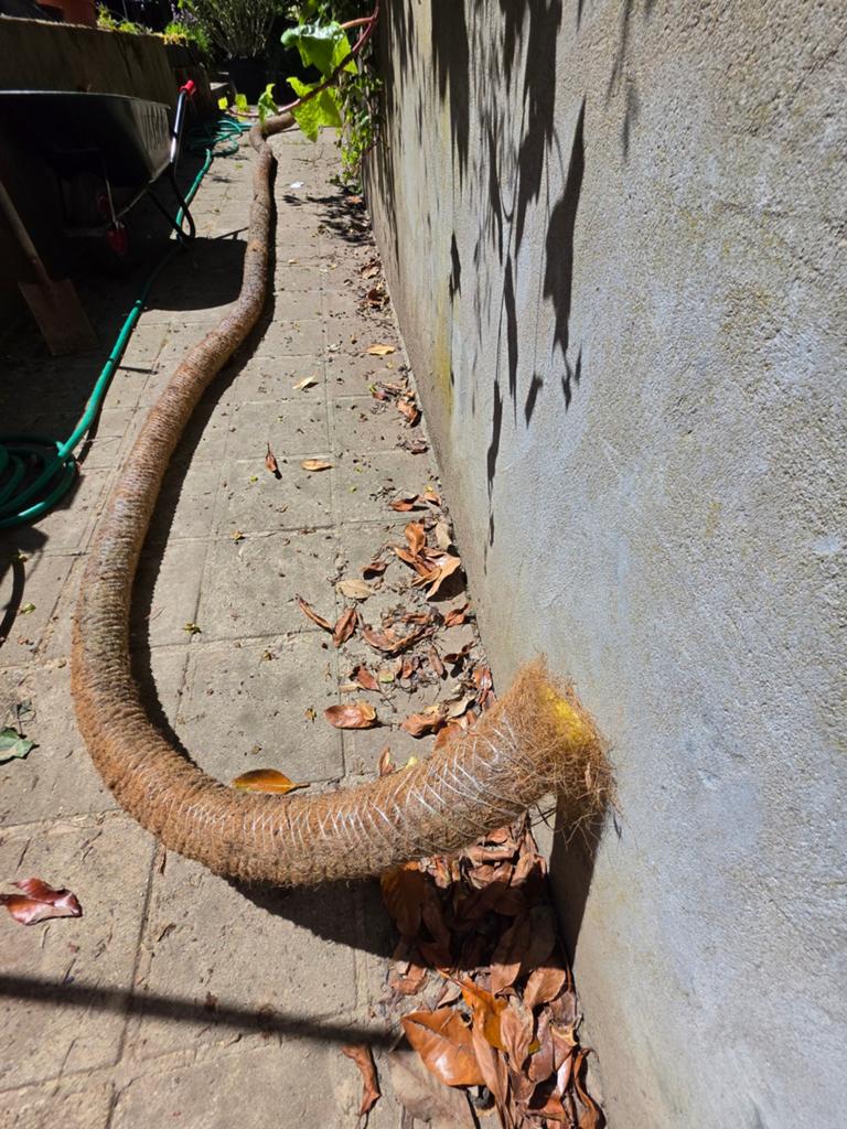 Drainagebuis 8cm diameter, 7,5m lang, Tuin en Terras, Ophalen