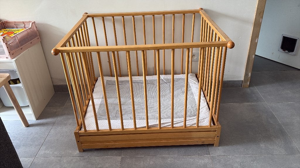 Babypark, Kinderen en Baby's, Ophalen, Gebruikt, Rechthoekig, In hoogte verstelbaar