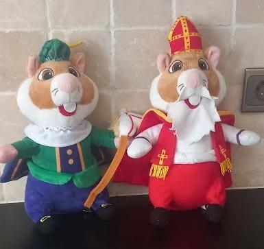 Knuffel hamster Sint en piet AH, Enfants & Bébés, Jouets | Peluches, Comme neuf, Hamster, Enlèvement ou Envoi