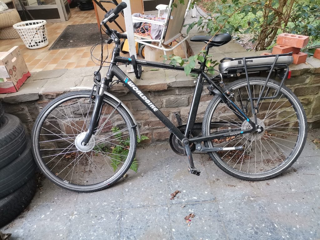 ELEKTRISCHE FIETS VOOR HEREN, Ophalen, Zo goed als nieuw, Overige typen