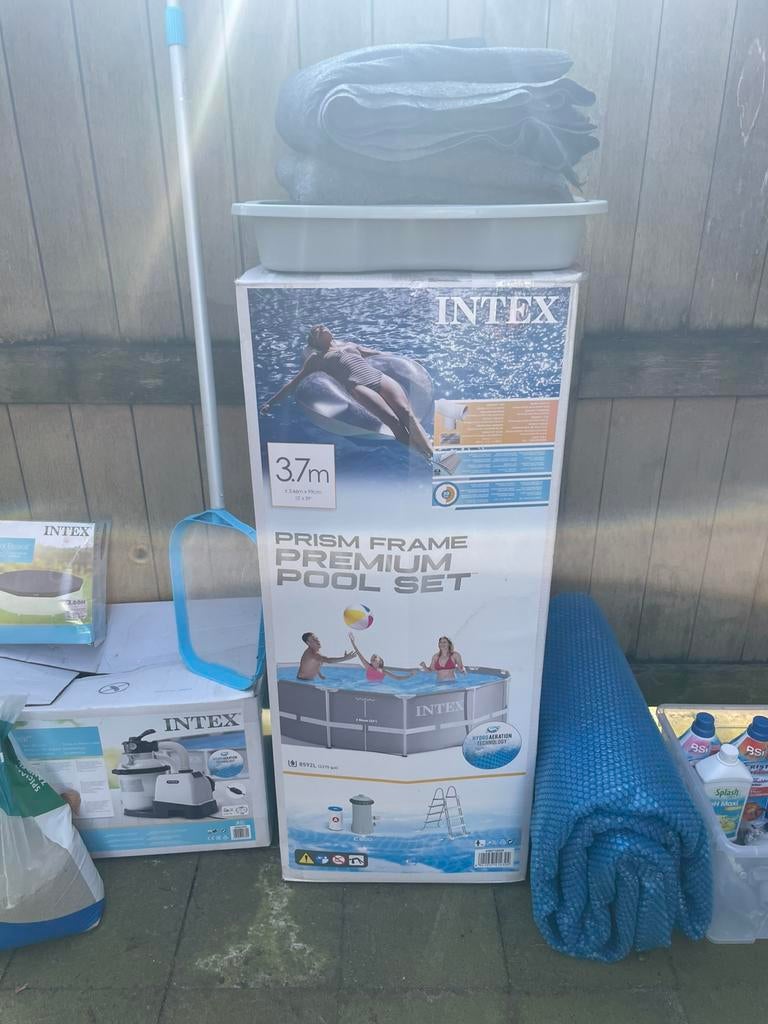 Intex Prism Frame zwembad, Tuin en Terras, Ophalen, Rond
