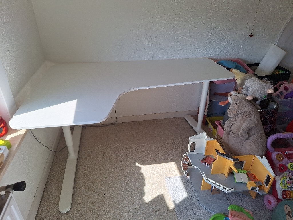 Bureau hoek, Maison & Meubles, Bureaux, Enlèvement, Comme neuf, IKEA, Bureau d'angle