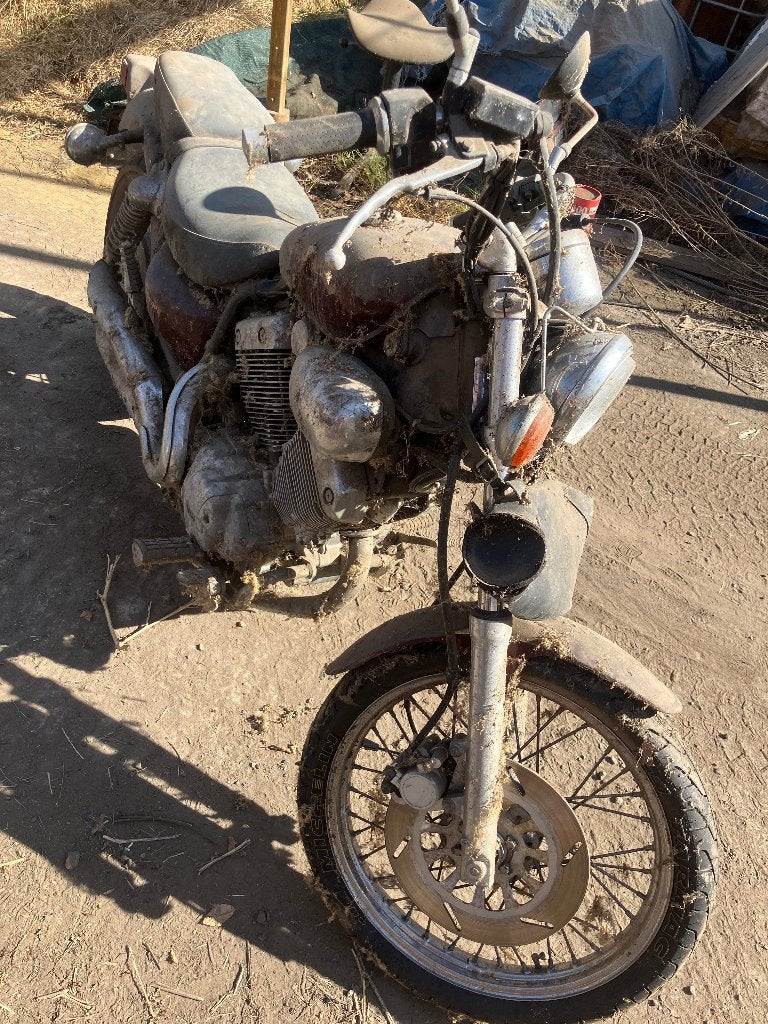 Yamaha virago xv535, Motoren, 2 cilinders, 535 cc, Chopper, Gebruikt