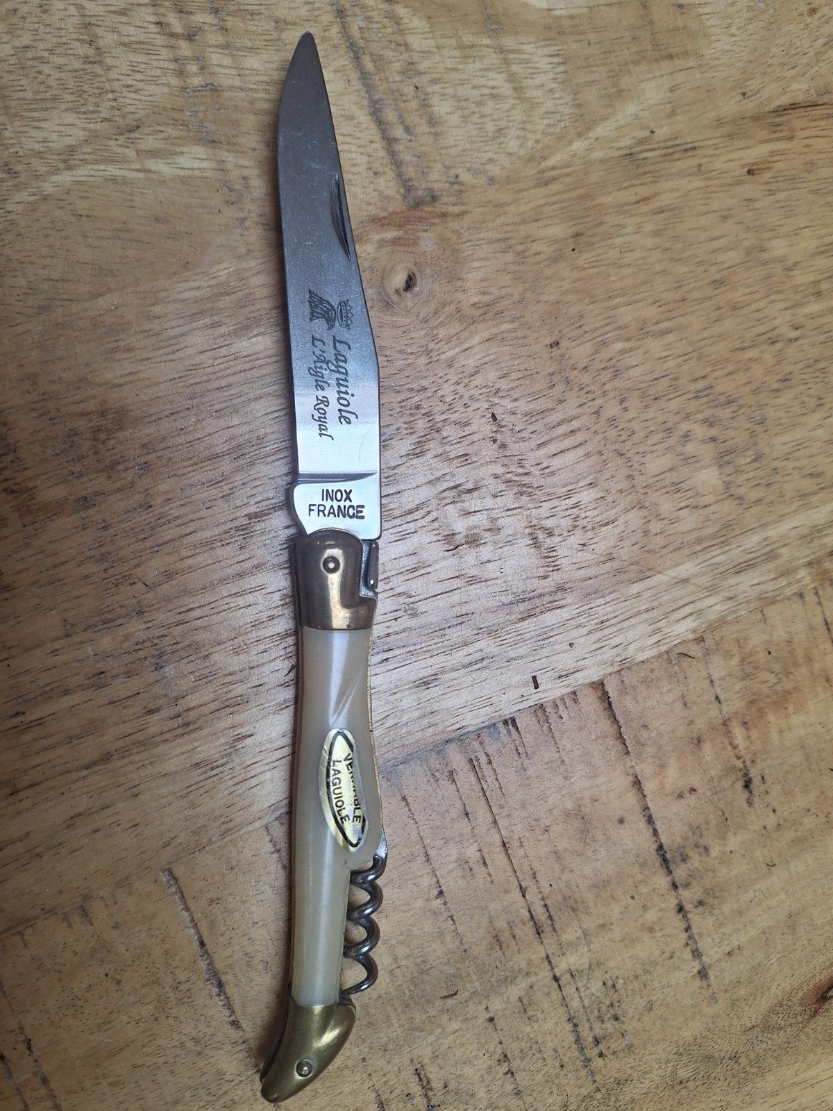 couteau laguiole inox, Caravanes & Camping, Enlèvement, Neuf