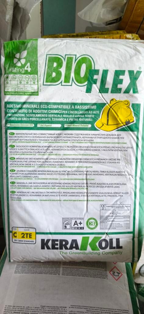 Colle Carrelage Bio Flex 25kg, Neuf