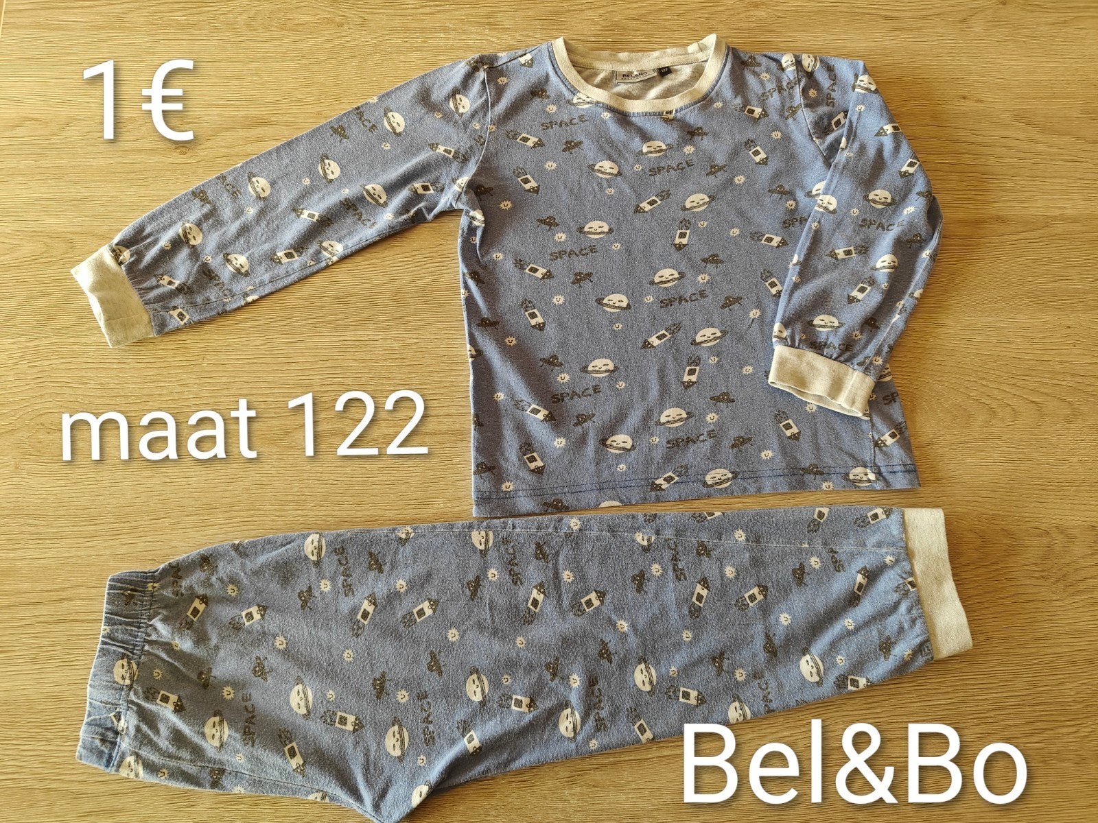 Pyjama Bel&Bo - maat 122 - ok staat, Garçon ou Fille, Enlèvement ou Envoi, Vêtements de nuit ou Sous-vêtements, Utilisé