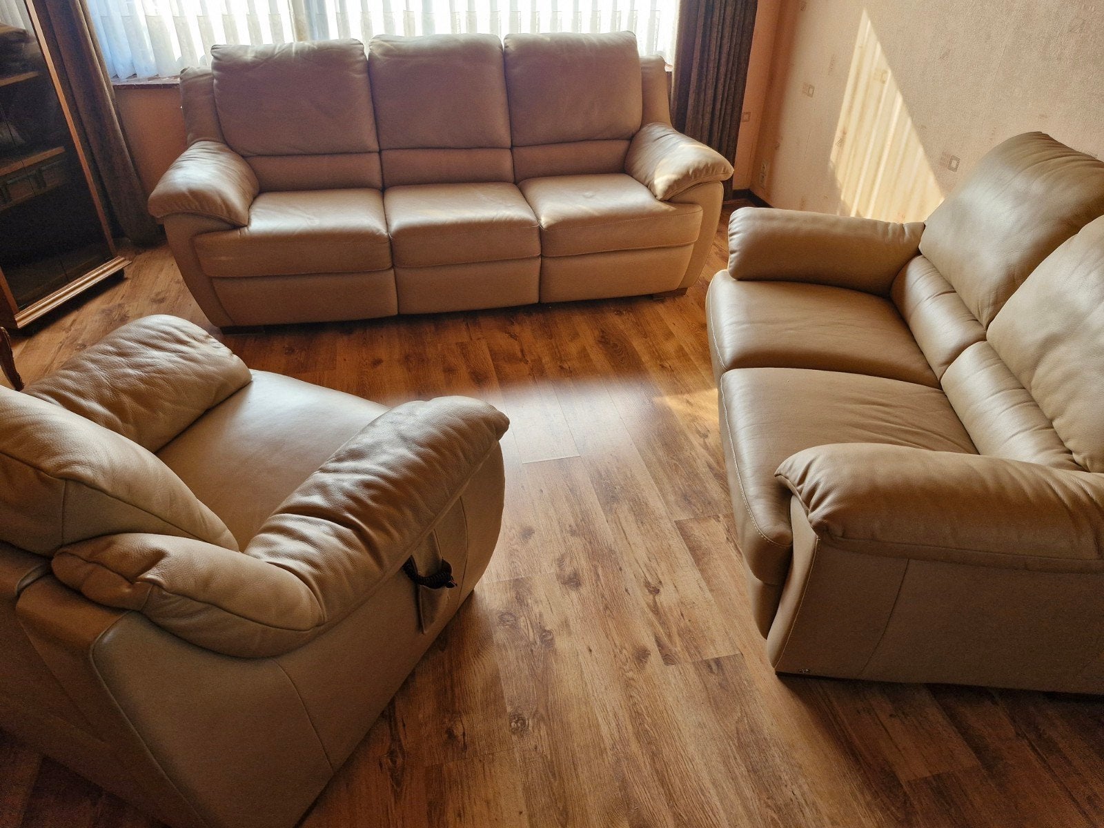 Lederen salon, Huis en Inrichting, Ophalen