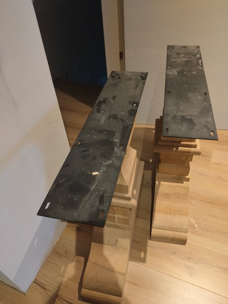 Kloosterpoten te koop, Ophalen, Nieuw, Eikenhout, Tafelpoot