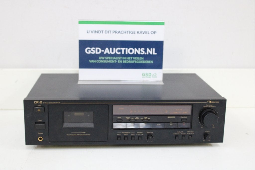 Nakamichi CR-2 cassette deck, Niet ingevuld, Niet ingevuld, Niet ingevuld