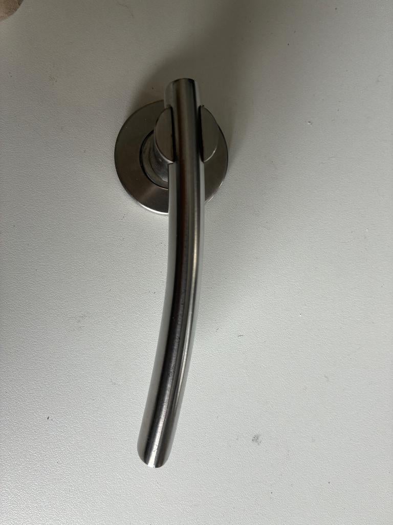 Deurklinken, Doe-het-zelf en Bouw, Hang- en Sluitwerk, Ophalen, Gebruikt, Inox, Klink of Kruk